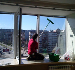 Мытье окон в однокомнатной квартире Тольятти